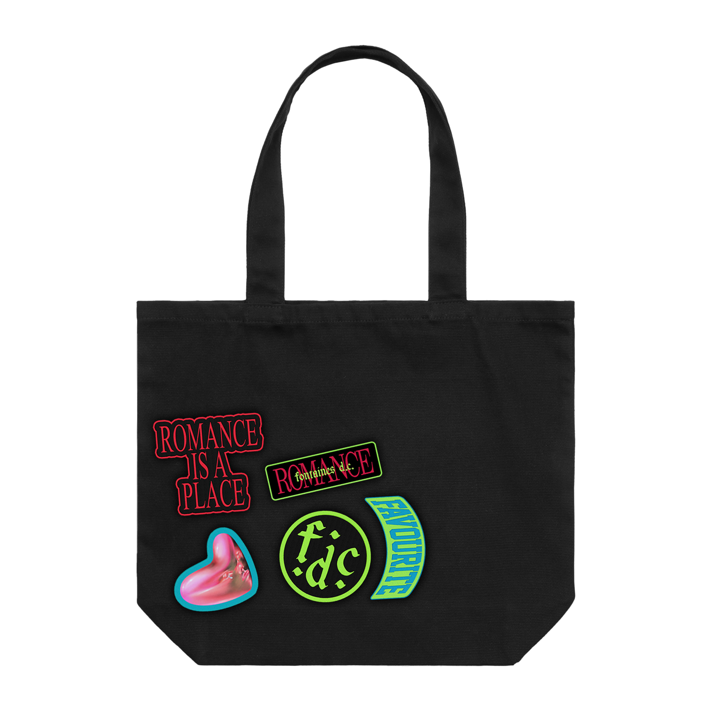 Deluxe Romance Patch Tote Bag