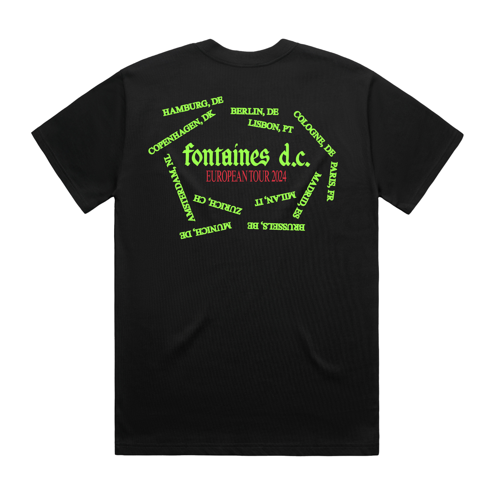 Romance EU Tour Black T-Shirt