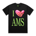 I Heart AMS Black T-Shirt