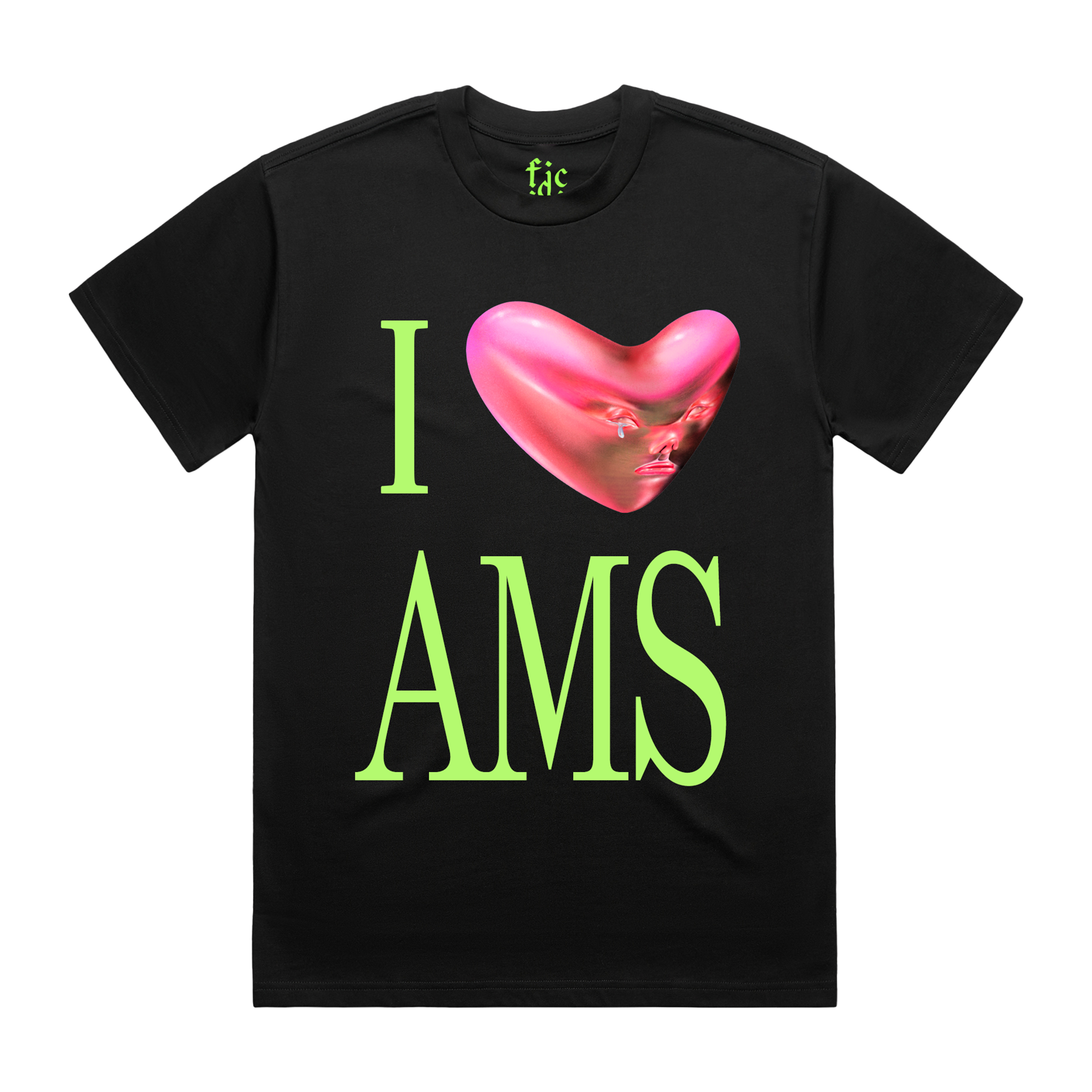I Heart AMS Black T-Shirt