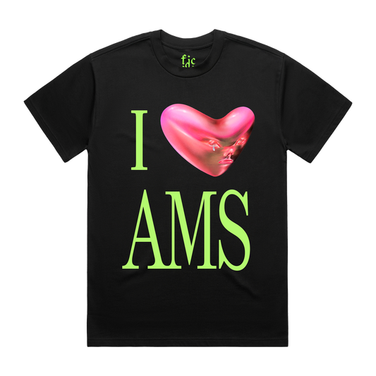 I Heart AMS Black T-Shirt