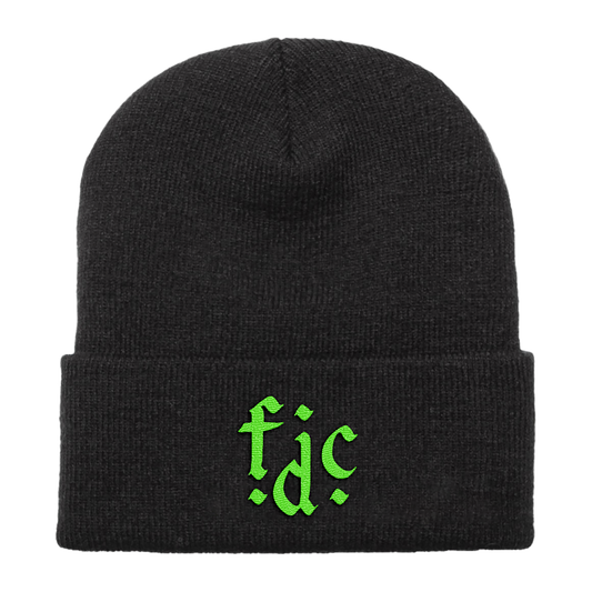 Romance FDC Monogram Black Beanie