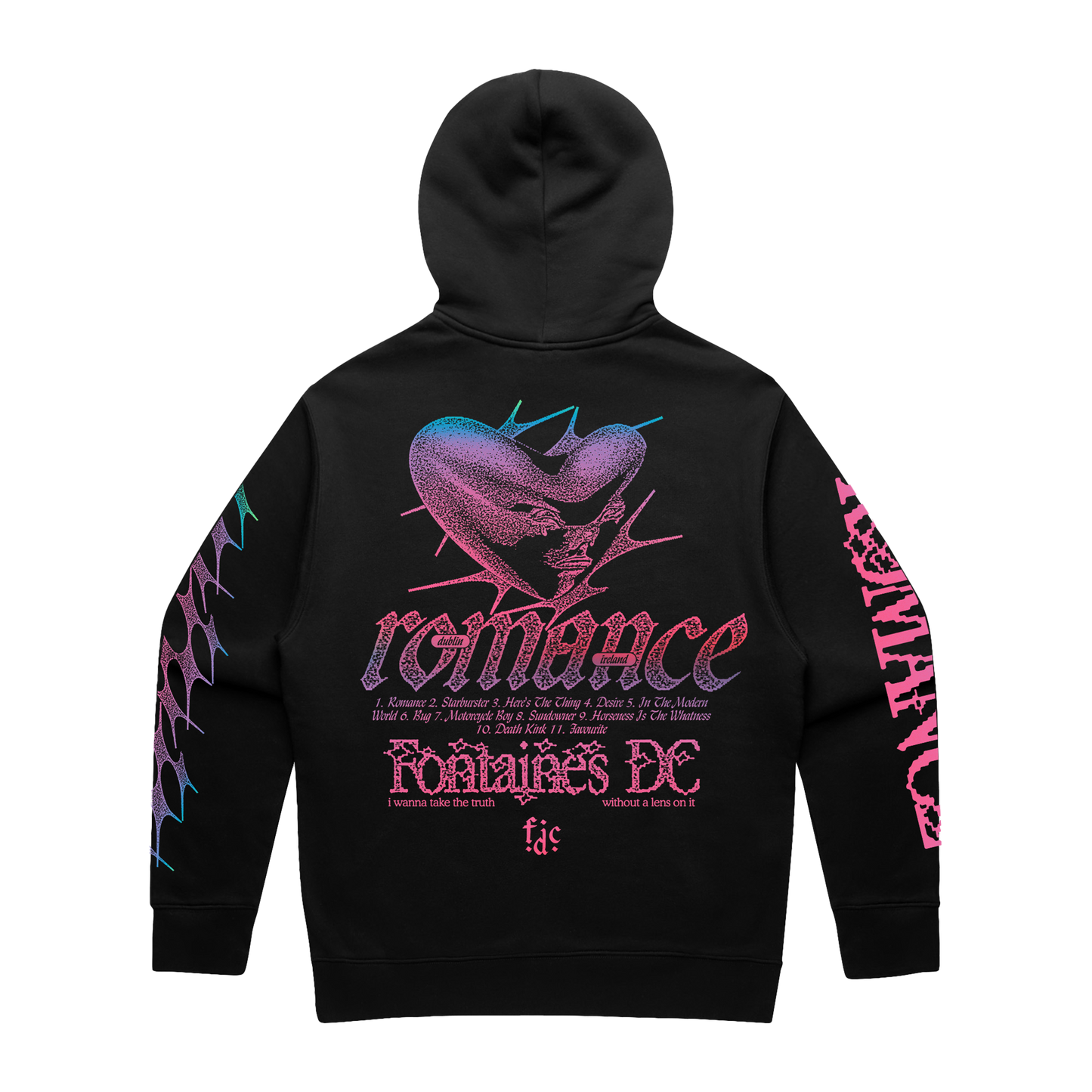 Romance Tracklist Black Hoodie