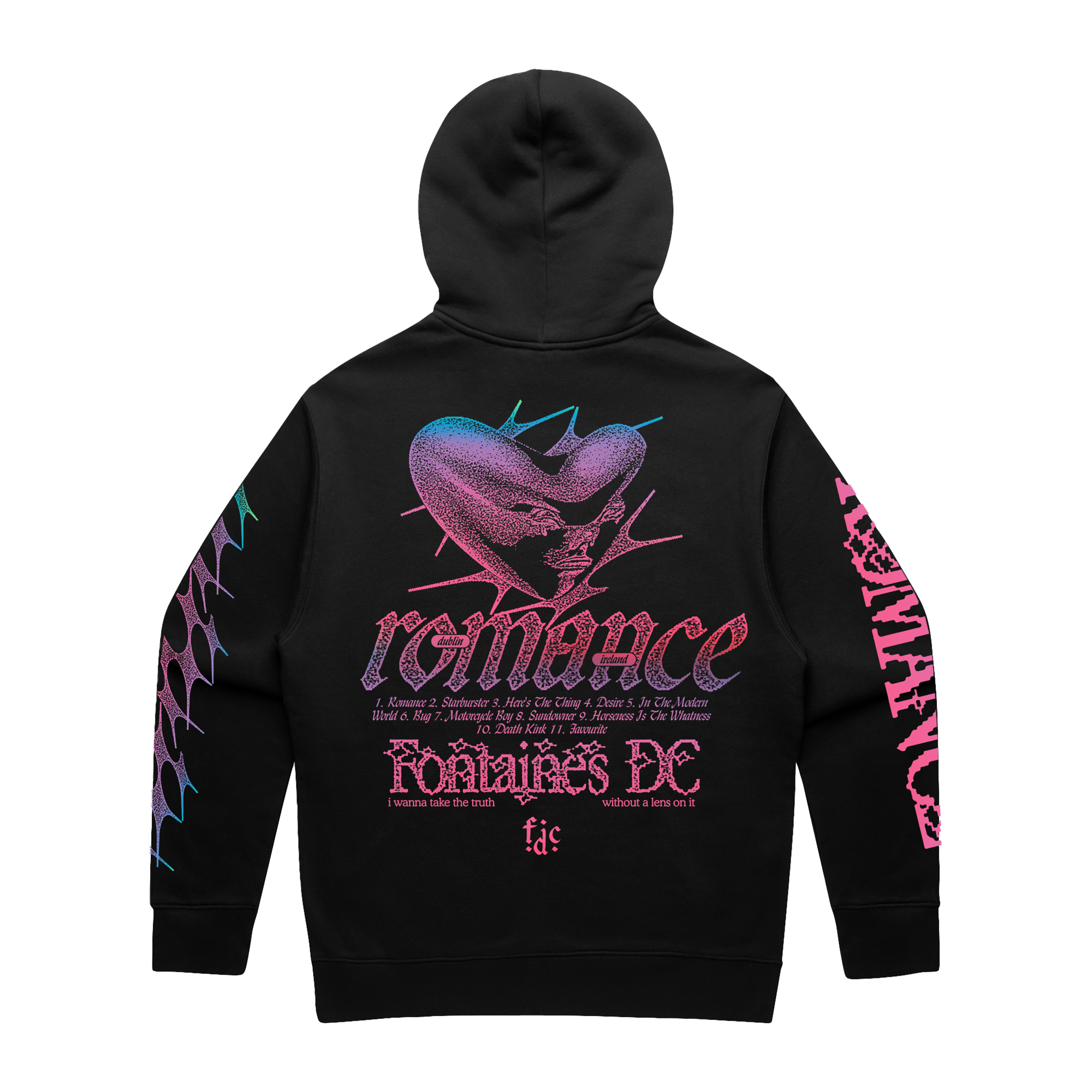 Romance Tracklist Black Hoodie