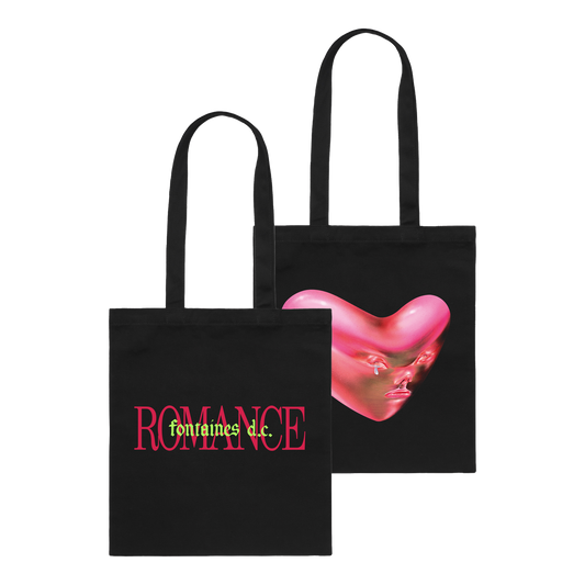Romance Black Tote Bag