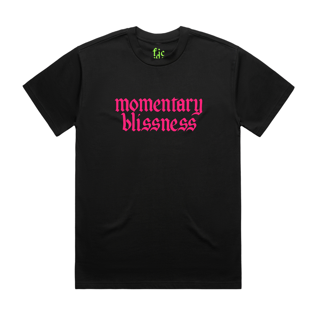 Momentary Blissness Black T-Shirt