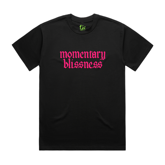 Momentary Blissness Black T-Shirt